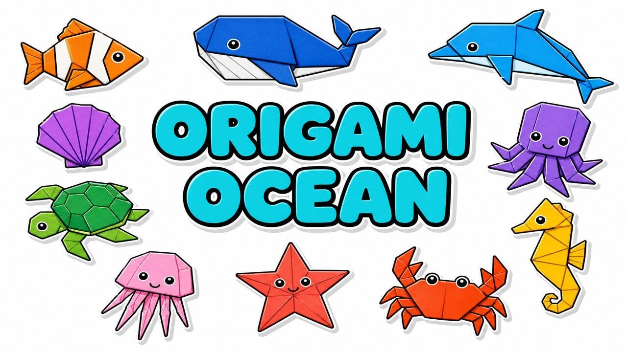 Origami Ocean custom cursor collection preview