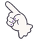 Pastel Ghost Cursor pointer cursor