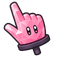Pink Cursorblade pointer cursor