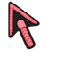 Pink Earthworm Cursor default cursor