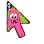 Pink Lime Mane Monster Cursor default cursor