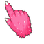 Pink Rawr Fluff Monster Cursor pointer cursor