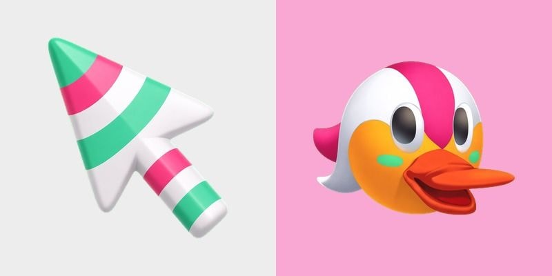 Pink Stripe Duck