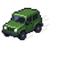 Pixel Green Jeep Cursor default cursor