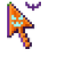 Pixel Halloween Ghost Cursor default cursor