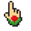 Pixel Kalyna Cursor pointer cursor