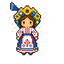 Pixel Motanka Cursor default cursor