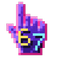 Pixel Neon 01 Cursor pointer cursor