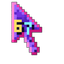 Pixel Neon 67 Cursor default cursor