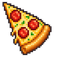 Pixel Pepperoni Pizza default cursor