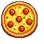 Pixel Pepperoni Pizza pointer cursor