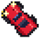 Pixel Red Supercar Cursor pointer cursor