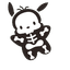 Pochacco Skull Cursor pointer cursor