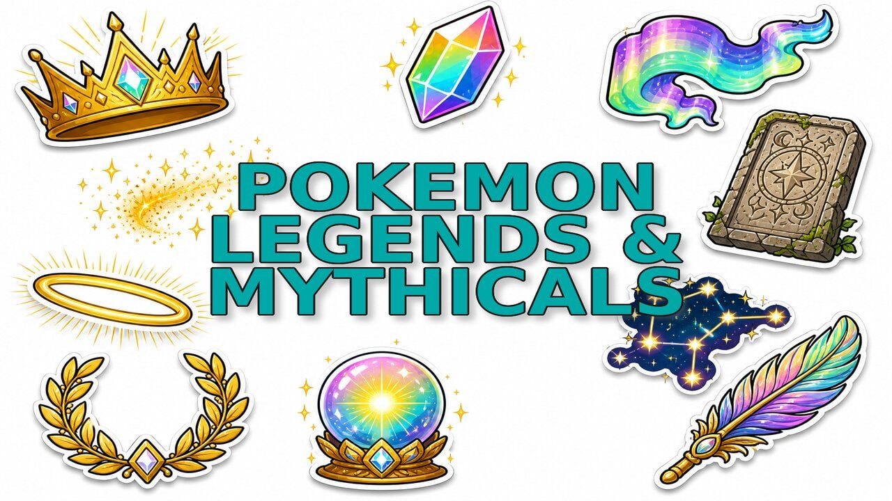 Pokemon Legends & Mythicals custom cursor collection preview