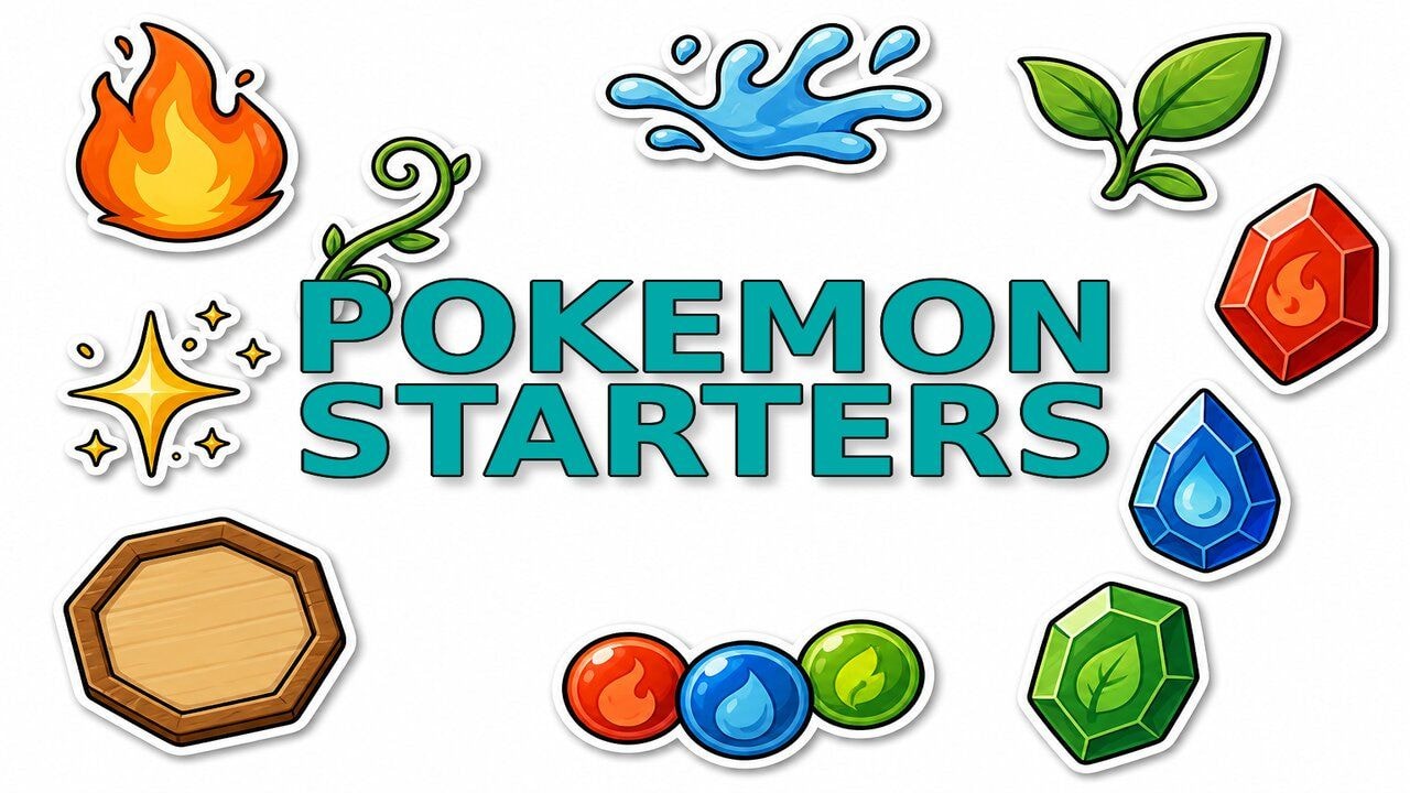 Pokemon Starters custom cursor collection preview