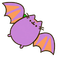 Purple Bat Cat Cursor default cursor
