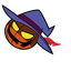 Purple Hat Jackolantern Cursor default cursor