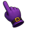 Purple Witch Hat Cursor pointer cursor