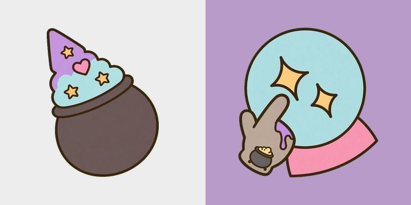 Pusheen Cauldron Cursor