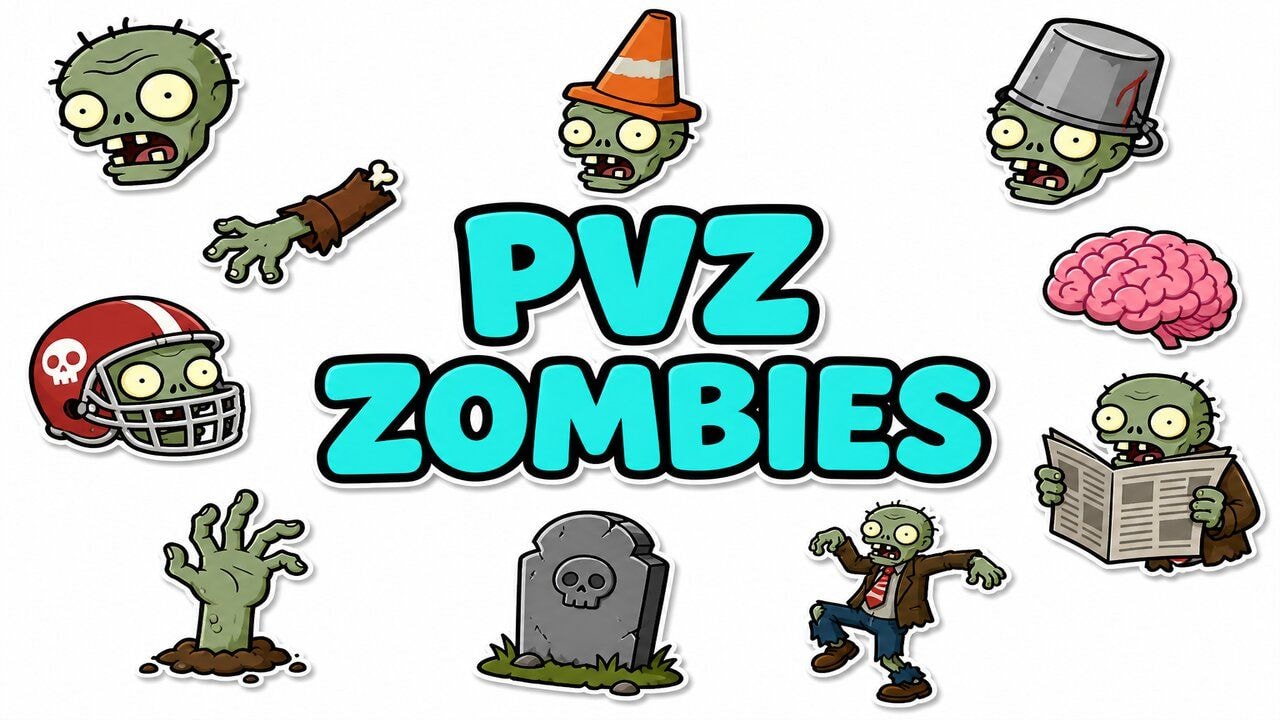 PvZ Zombies custom cursor collection preview
