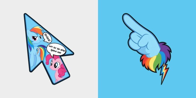 Rainbow Dash MLP Cursor