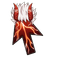 Red Oni Burning Cursor default cursor
