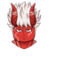 Red Oni Burning Cursor pointer cursor