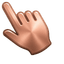 Rose Gold Bevel Cursor pointer cursor
