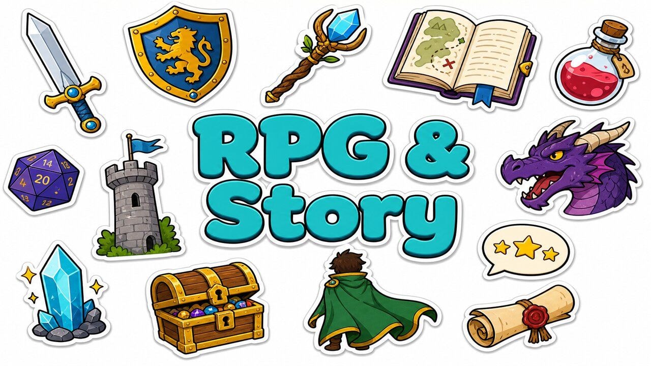 RPG & Story custom cursor collection preview