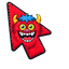 Ruby Blob Grin Monster Cursor default cursor
