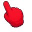 Ruby Blob Grin Monster Cursor pointer cursor