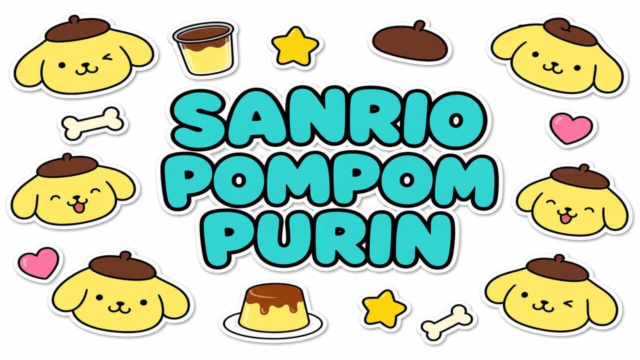 Sanrio Pompompurin custom cursor collection preview