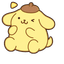 Sanrio Pompompurin and Party Balloons pointer cursor