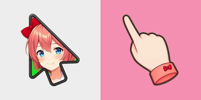 Sayori DDLC Cursor