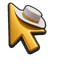 Sheriff Star Cursor default cursor