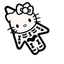 Skeleton Kitty White Cursor default cursor