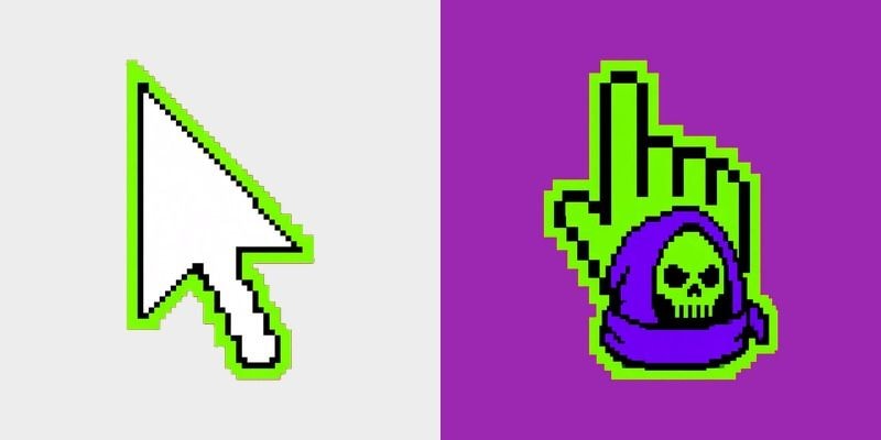 Skeletor Pixel Cursor