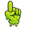 Slime Green Bubbly Cursor pointer cursor
