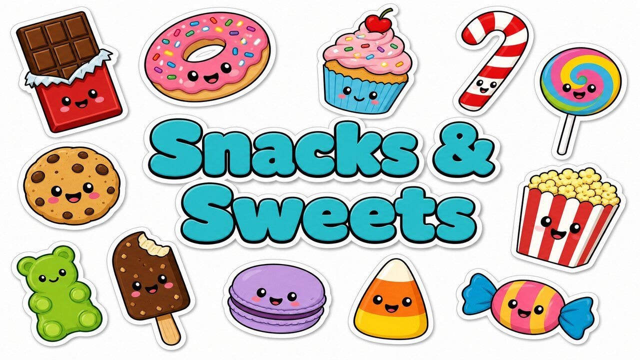 Snacks & Sweets custom cursor collection preview