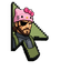Snake Kitty Beanie Cursor default cursor
