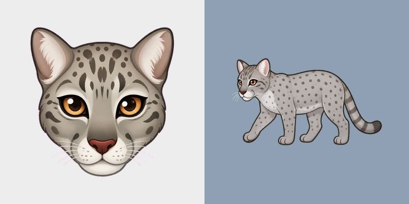Animals Snow Leopard cursor preview