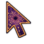 Solar Orange Wormhole Cursor default cursor