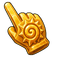 Solar Spiral Gem pointer cursor