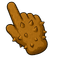 Spiky Mud Monster pointer cursor