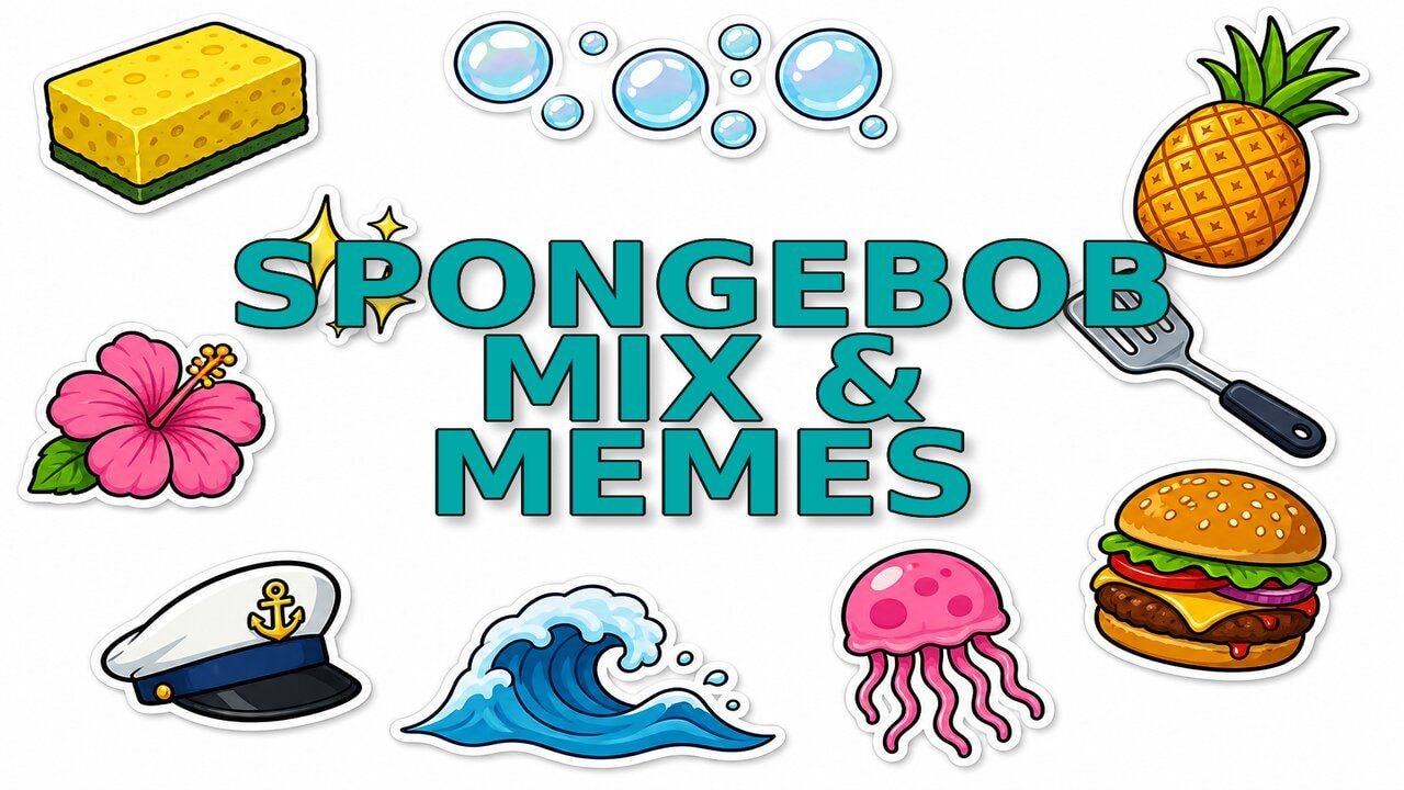 SpongeBob Mix & Memes custom cursor collection preview