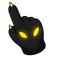 Spooky Black Cat Cursor pointer cursor
