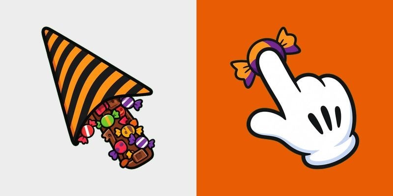 Spooky Candy Bag Cursor