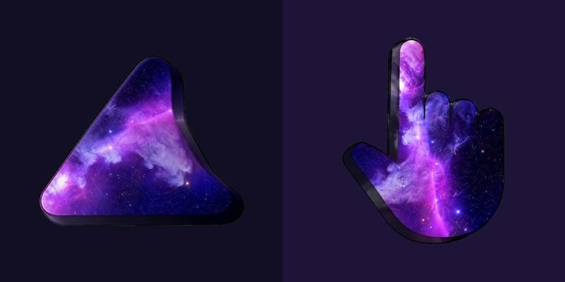 Starter Space Galaxy cursor preview