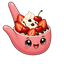 Strawberry Cream Bowl pointer cursor