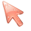 Sunset Dew Glass Cursor default cursor